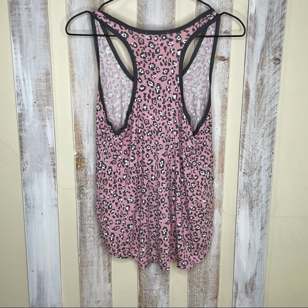 PJ Salvage Pink Leopard Cheetah Print Tank Top M - Picture 3 of 6
